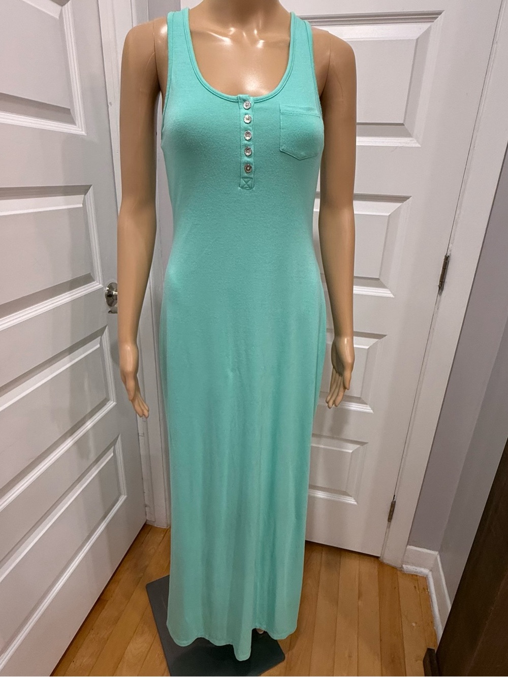 GUESS - Mint Maxi Tank Dress XS